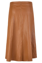 LEATHER-LOOK SKIRT