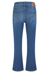 DECORATIVE STITCHING BOOTCUT JEANS