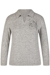 SILVER LONG SLEEVE SHIRT
