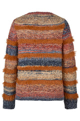 STRIPED KNIT SWEATER