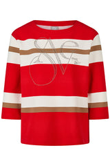 STRIPED PATTERN T-SHIRT