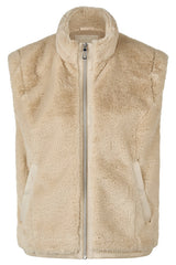 FLUFFY FAUX FUR VEST