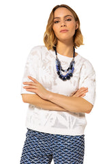 RELIEF PATTERN SWEATER