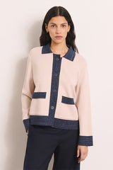 VIVIENNE13-BI STRETCH MILANO KNIT JACKET