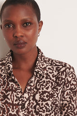 CUBAIN ABSTRACT PRINT SHIRT