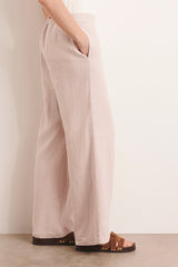 PEPPERONI WHITE WIDE-LEG TROUSERS