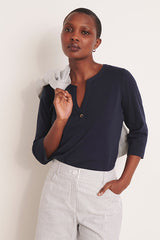 TRIPOLI TUNISIAN COLLAR T-SHIRT