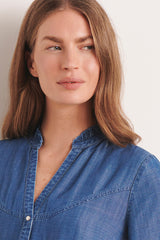 RITOURNELLE MIDI LENGTH RUFFLE DRESS