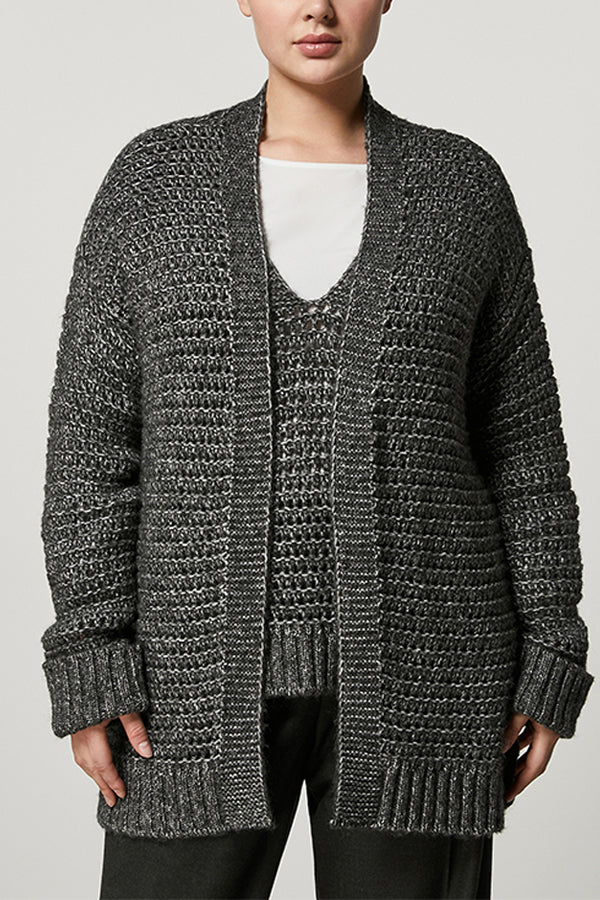 MAPO WOOL-BLEND MAXI CARDIGAN