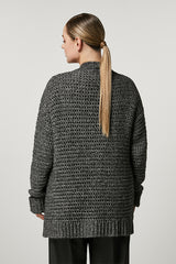 MAPO WOOL-BLEND MAXI CARDIGAN