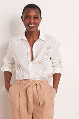 CAMELIA EMBROIDERED SHIRT