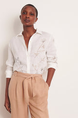 CAMELIA EMBROIDERED SHIRT