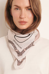 ETORRE PRINTED SQUARE SCARF