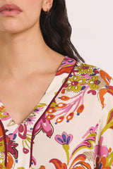 RECUERDA LONG PRINTED DRESS