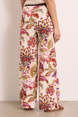PALABRA PRINT WIDE-LEG TROUSERS