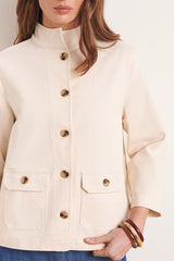 BERRINE STRAIGHT COLLAR JACKET