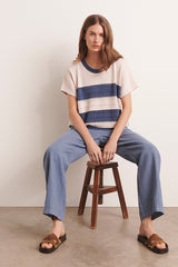 PRALINI STRAIGHT-LEG TROUSERS