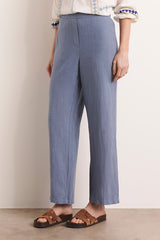 PRALINI STRAIGHT-LEG TROUSERS