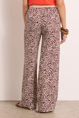 PACHANGA ABSTRACT PRINT WIDE?LEG TROUSERS