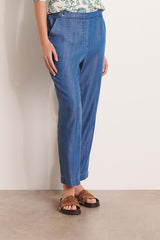 PRUNELLE ELASTICATED BACK TROUSERS