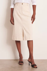 JERINE KNEE-LENGTH STRAIGHT SKIRT