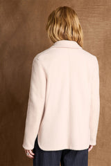 VIENNE BEIGE SHORT BUTTON-DOWN JACKET