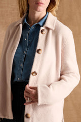 VIENNE BEIGE SHORT BUTTON-DOWN JACKET