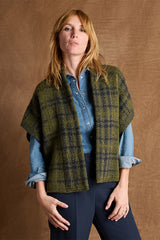 GERMAIN FOREST GRID CASUAL VEST