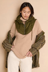FUTEE OLIVE STONEWALL HOOD