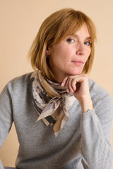 ESCAPADE14 ORNAMENTAL TWILIGHT SCARF