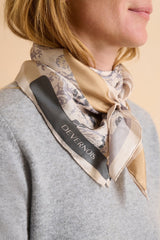 ESCAPADE14 ORNAMENTAL TWILIGHT SCARF
