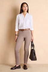 PLUVIER14-BIS-L CHESTNUT CLASSIC TROUSERS