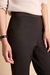 PACOLETTE-BIS BURGUNDY CONTRAST TROUSERS