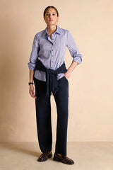 CAPTURE BLUE STRIPED LONG SLEEVE SHIRT