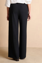 PADORSET BLACK WIDE TROUSERS