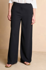 PADORSET BLACK WIDE TROUSERS
