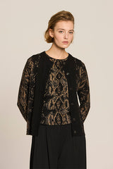 SNAKE PRINT CARDIGAN