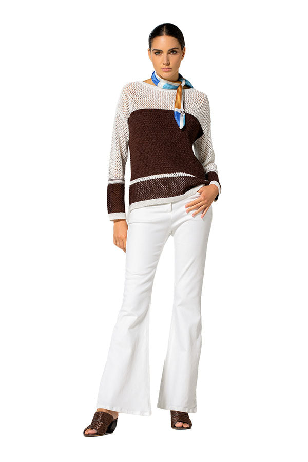 IVORY BOOTCUT JEANS