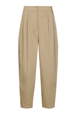 NORMAL WAIST TAPERED TROUSERS