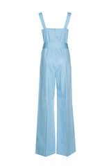 TURQUOISE COTTON JUMPSUIT