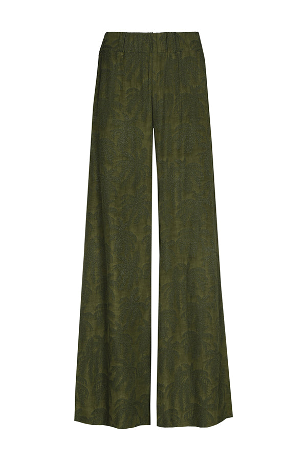 PALM TREE PALAZZO TROUSERS