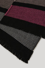 SARA STRIPED ALPACA WOOL SCARF