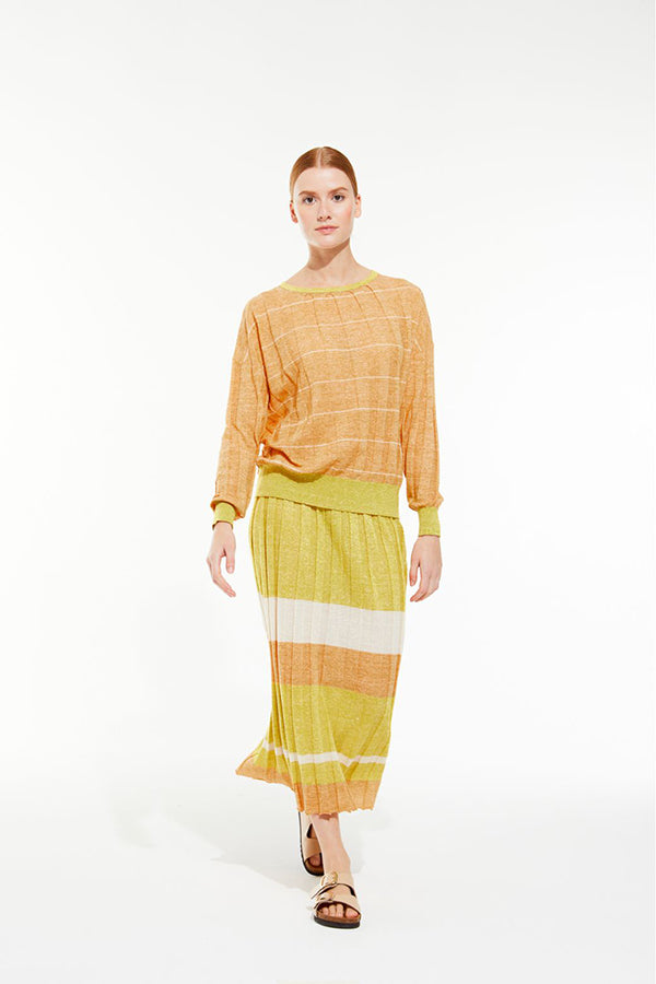 JASPE NATURAL AMBER LISA SKIRT