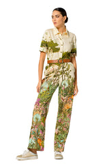 TROPICAL PRINT JUMPSUIT