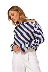 SHOULDER SLEEVE DETAIL ELEGANT BLOUSE