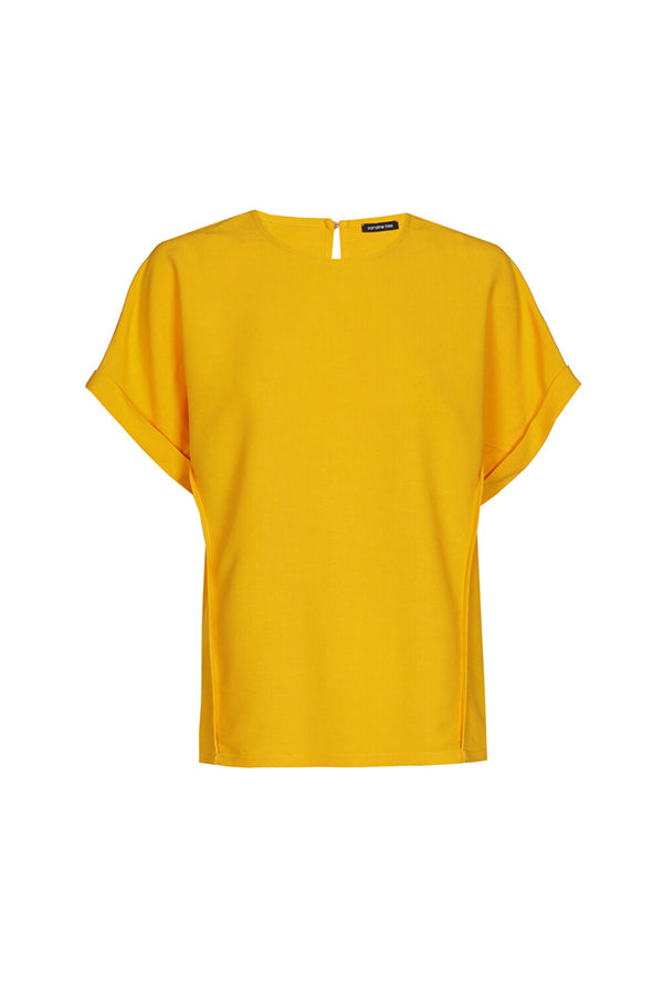 SAFFRON SHORT STRAIGHT TOP