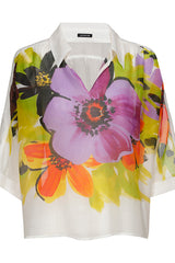LIGHTWEIGHT SILK BLEND BLOUSE