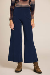 BLUE MILANO KNIT TROUSERS