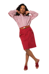 SHORT COTTON SKIRT