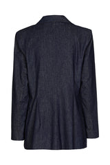 SLIGHTLY FITTED DENIM BLAZER